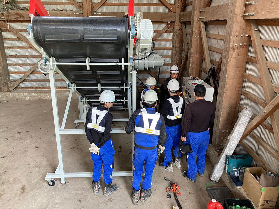 二軸破砕機TS32 納品風景