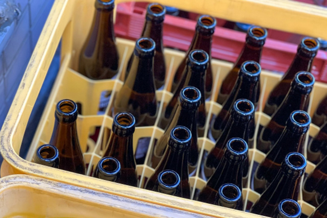 ビール瓶の再利用