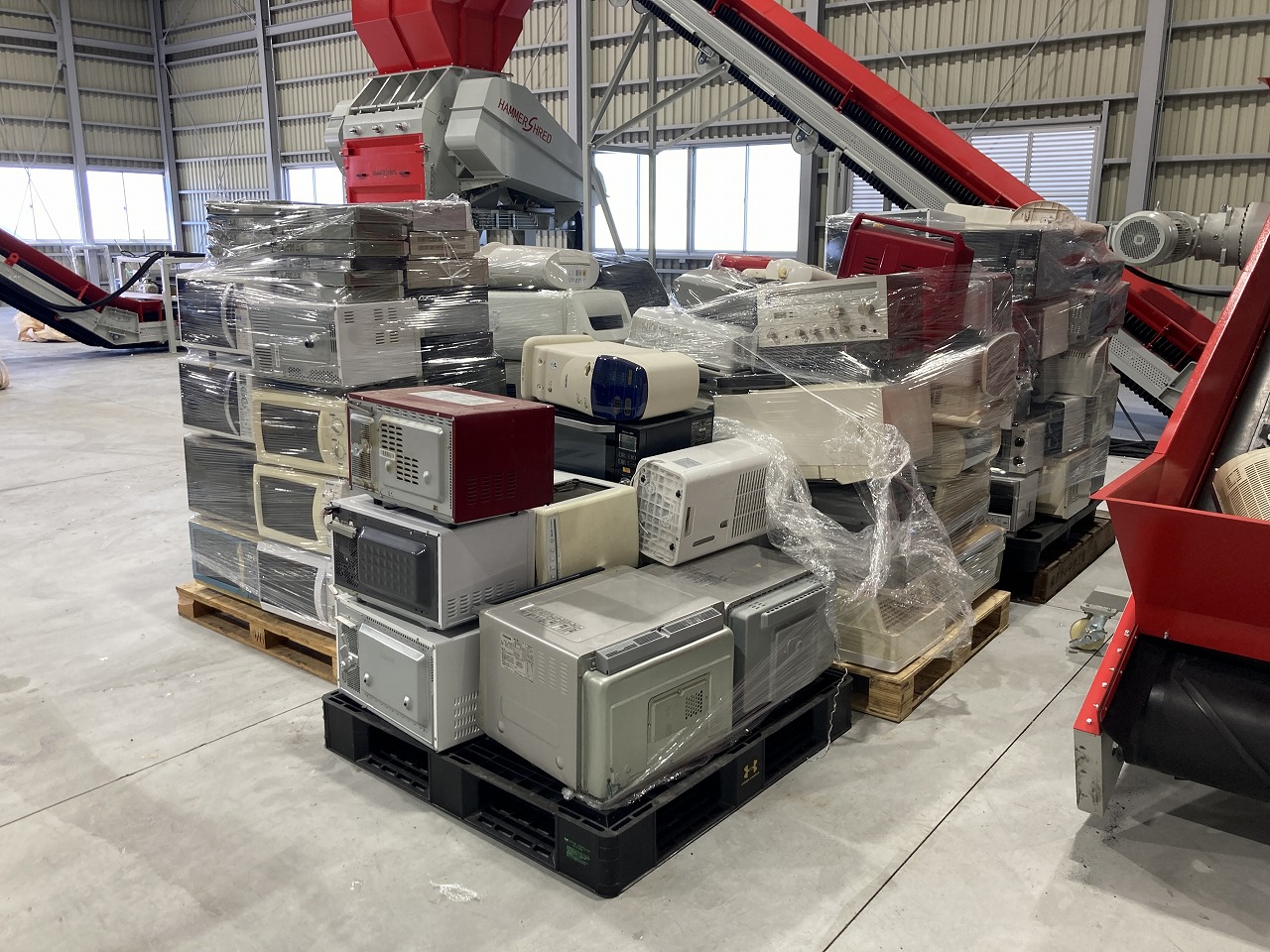 リサイクルする小型家電