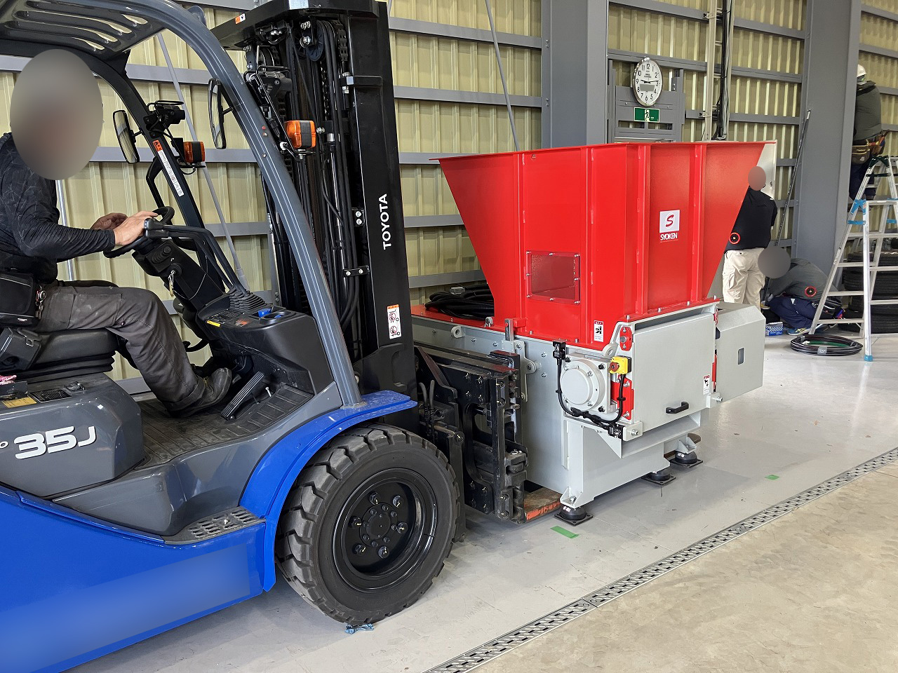 DS2260据付の様子