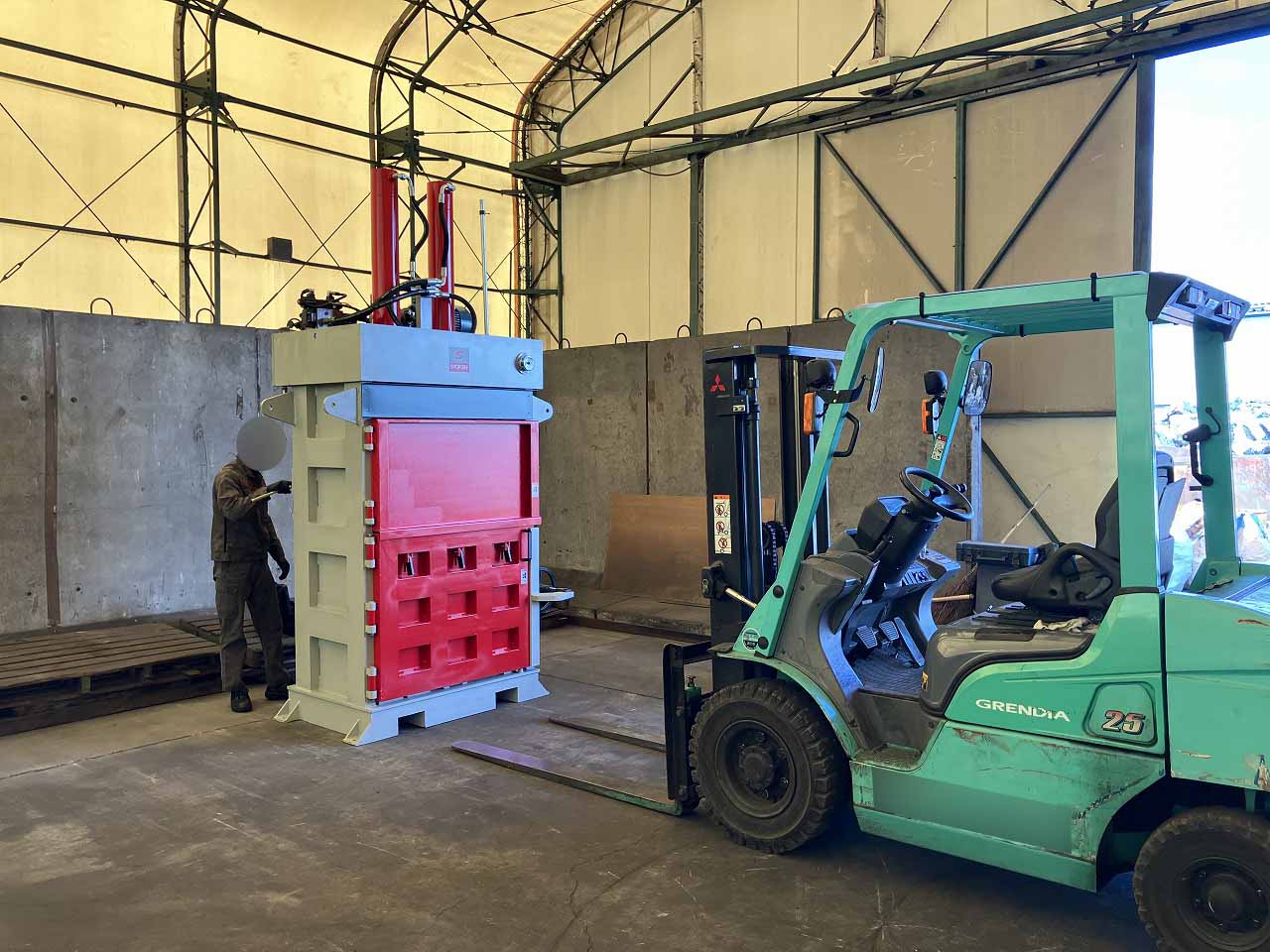 EP60T据付の様子