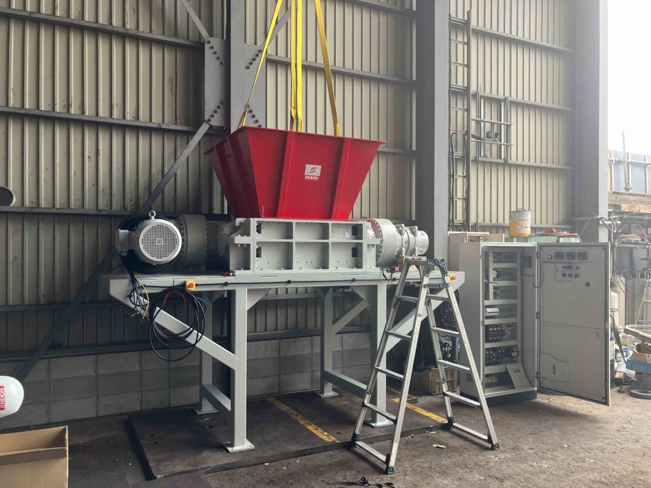 TS3280据付の様子