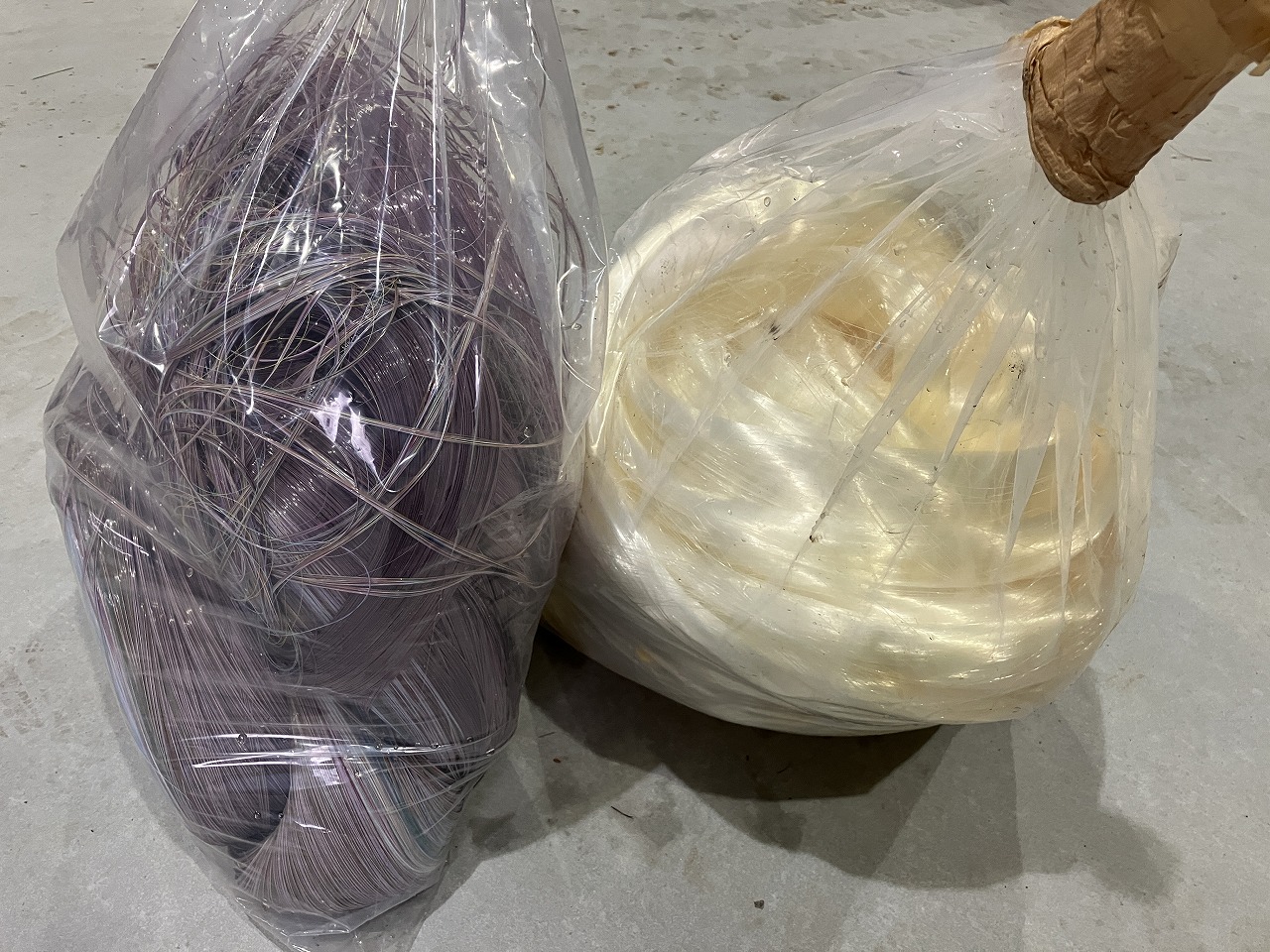 光ファイバー破砕前