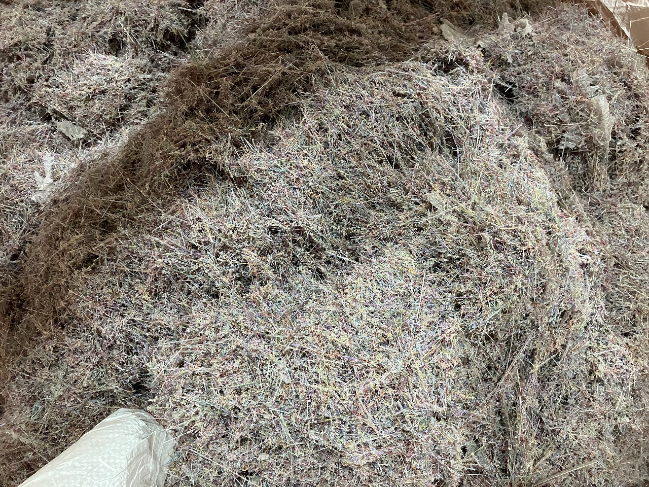 光ファイバー破砕後